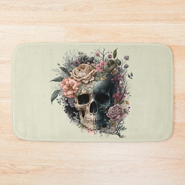 Item preview, Floral Skull designed and sold by GiraffeCreative.