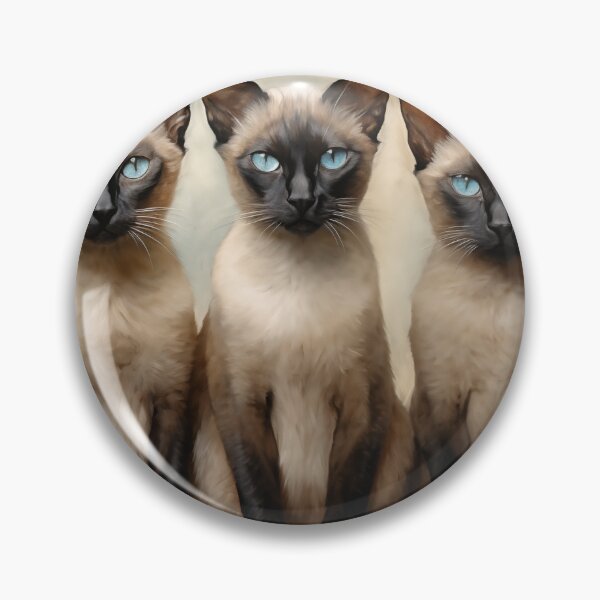 Item preview, Three Siamese cats designed and sold by PetsArt.