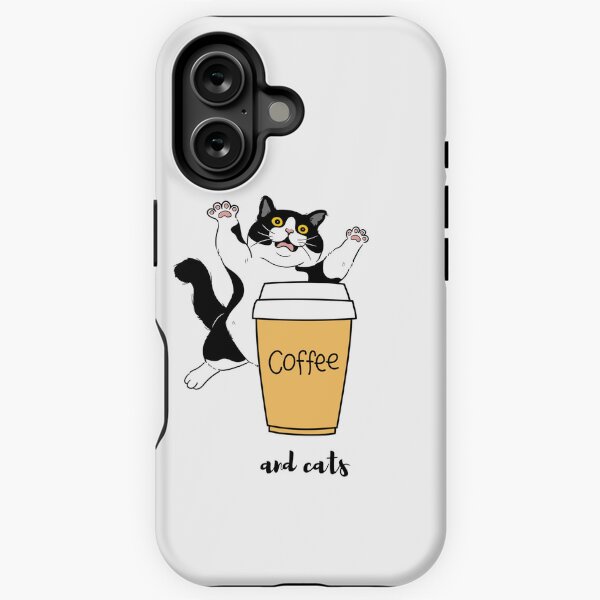 Item preview, Coffee and Cats-funny designed and sold by ThirdMoonMud.