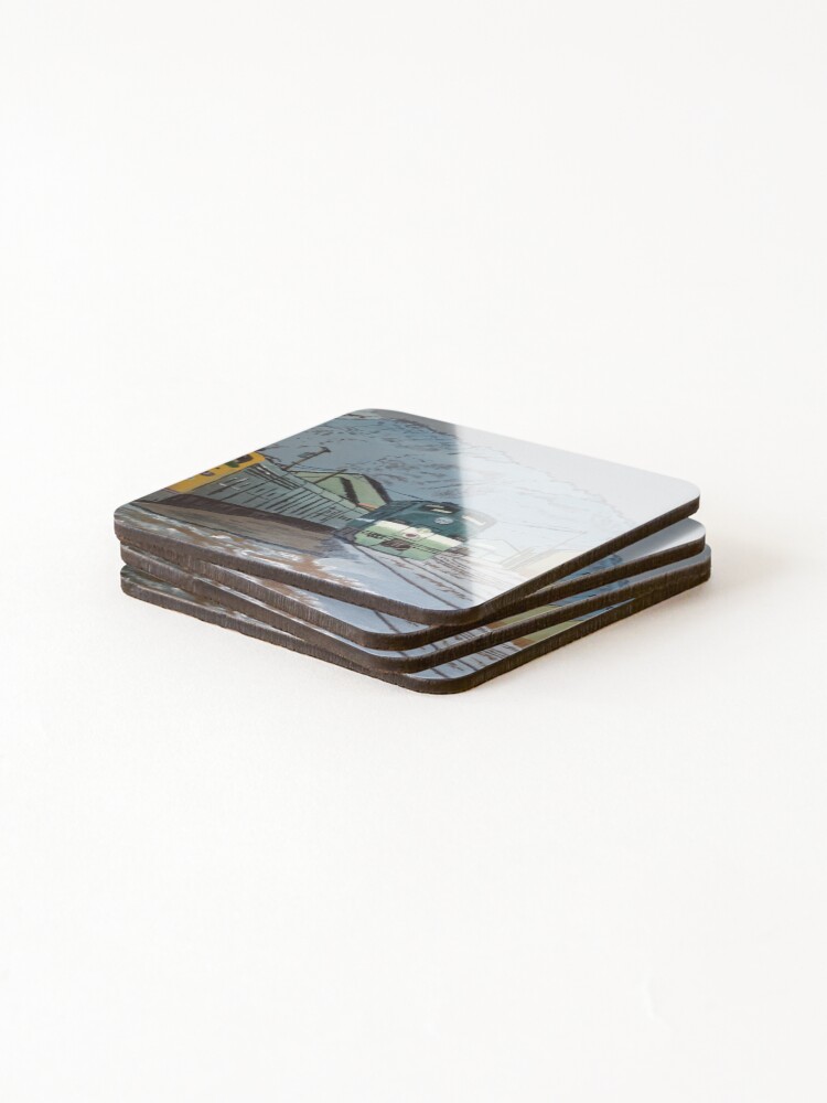 Thumbnail 4 of 5, Coasters (Set of 4), Butte Bottleneck designed and sold by Rorymacve.