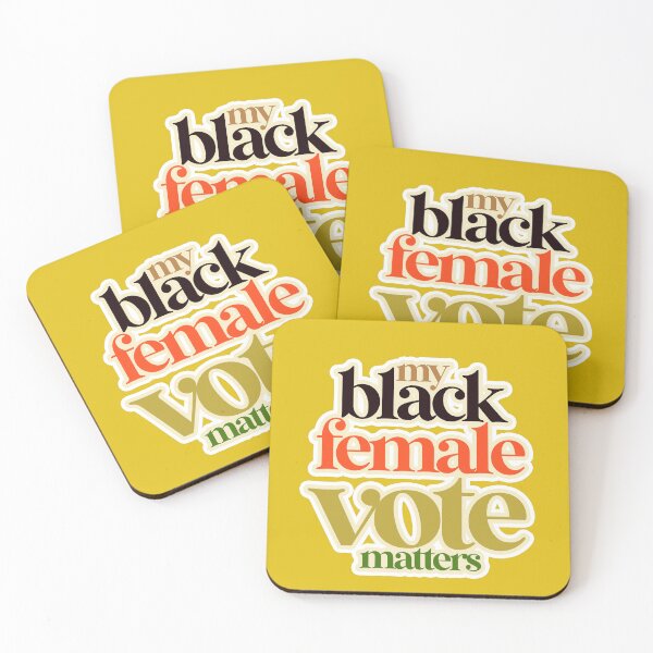 Item preview, MY BLACK FEMALE VOTE MATTERS designed and sold by alegnacreates.