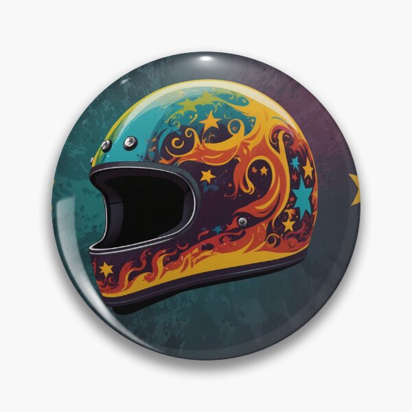Item preview, Solar Flair Moto Helmet designed and sold by NineOh.