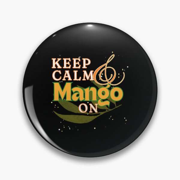 Item preview, Keep Calm Mango On Food Pun designed and sold by Life Is Beautiful.