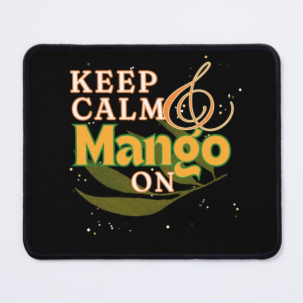 Item preview, Keep Calm Mango On Food Pun designed and sold by Life Is Beautiful.