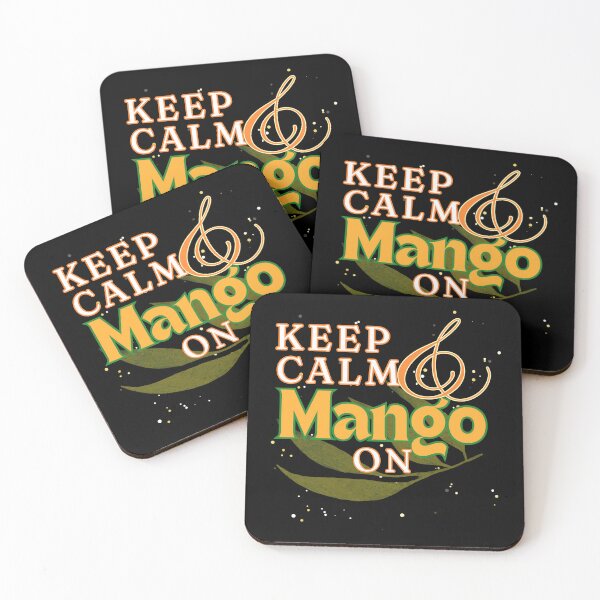 Item preview, Keep Calm Mango On Food Pun designed and sold by Life Is Beautiful.