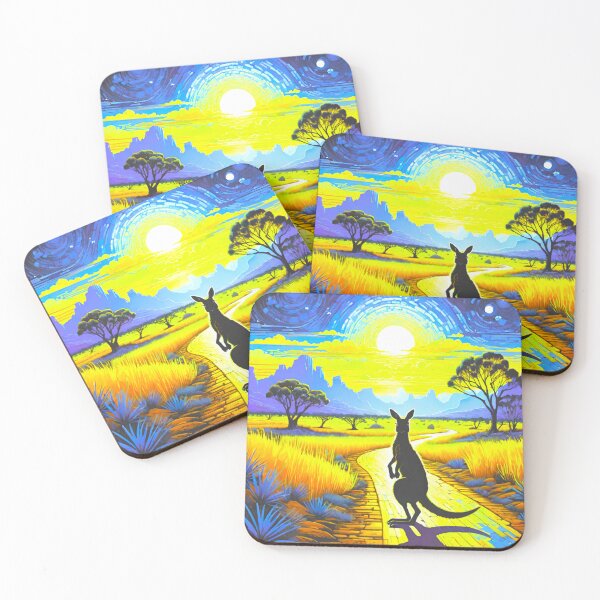 Item preview, Kangaroo Hopping Through the Outback designed and sold by GrizzlyCollective.