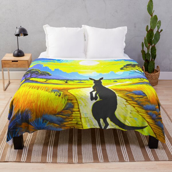 Item preview, Kangaroo Hopping Through the Outback designed and sold by GrizzlyCollective.