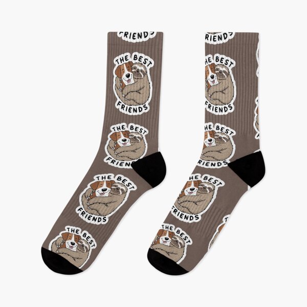 Item preview, Cute Sloth and Dog Friendship for Best Friends designed and sold by Laugh-Lines.