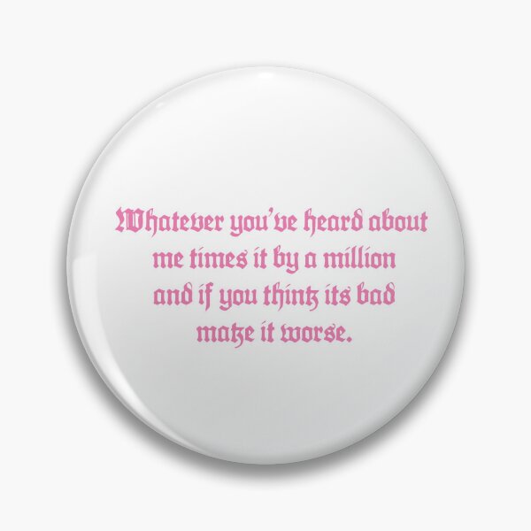 Item preview, Whatever you’ve heard about  me times it by a million and if you think its bad, make it worse. - Love Island USA designed and sold by alexarosedesign.