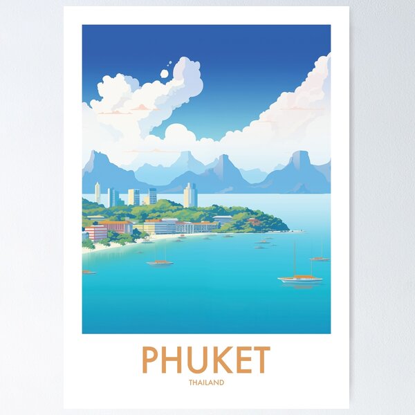 Item preview, PHUKET designed and sold by MarkedArtPrints.