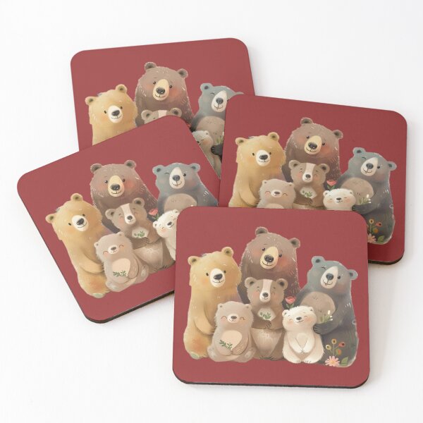 Item preview, Cute Bear Family Love Graphic | Endearing Design for Family Bonding designed and sold by harmzk90.