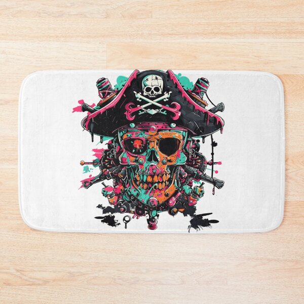 Item preview, Pirate Skull Vector Art | Colorful Pirate Skull Illustration designed and sold by Petru&Myself.