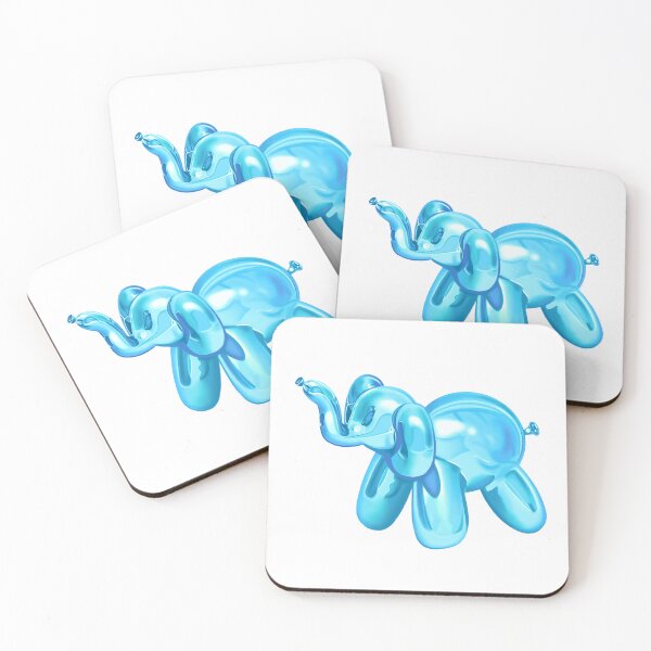 Item preview, Light Blue Balloon Elephant designed and sold by ArtbyBroghan.