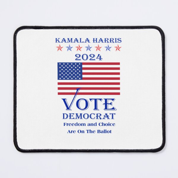 Item preview, Kamala Harris 2024 - Vote Democrat - Freedom and Choice Are On The Ballot designed and sold by Robirk.