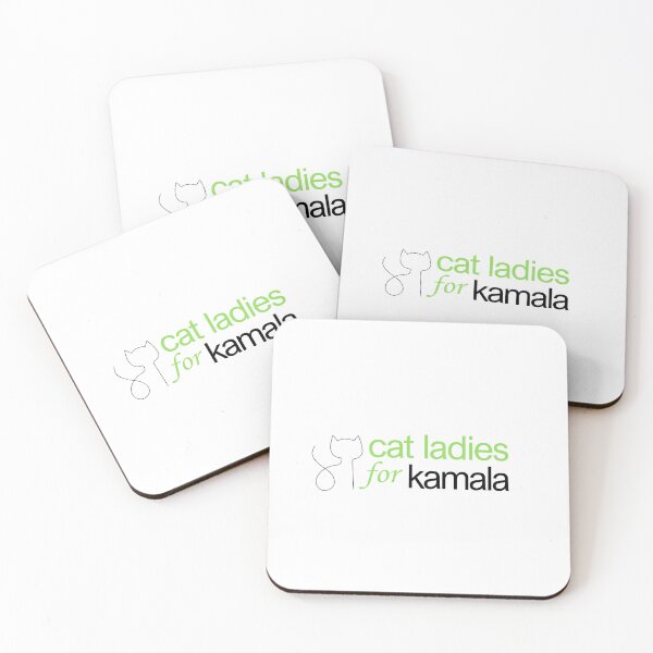 Aperçu de l'œuvre Chat dames pour Kamala v2 créée et vendue par Suite19 Designs.