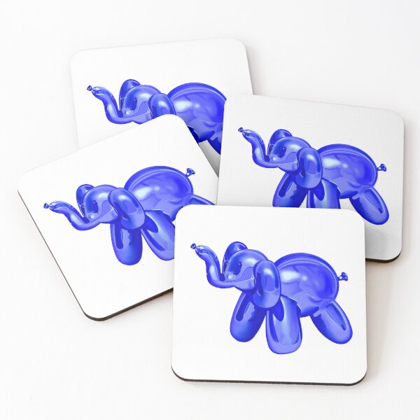 Item preview, Dark Blue Balloon Elephant designed and sold by ArtbyBroghan.
