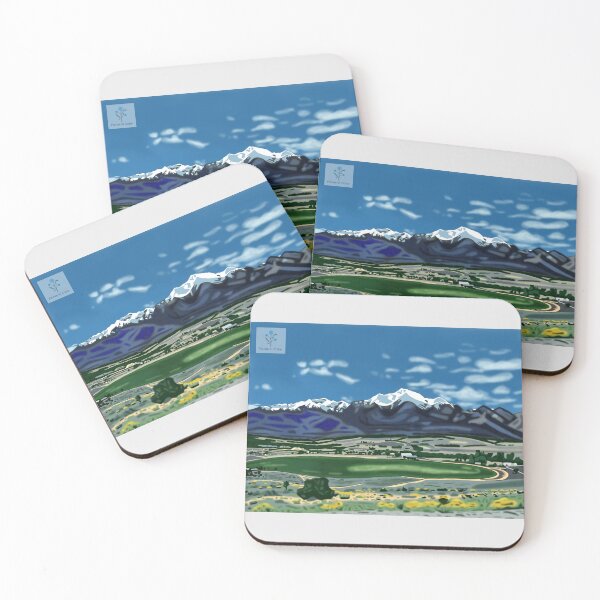 Item preview, Rocky Mountain Scene Digital Painting Bright designed and sold by FloresInColor1.