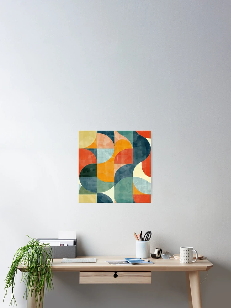 Thumbnail 2 of 3, Poster, Colorful Pattern designed and sold by purelypatterns.