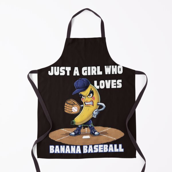 Item preview, Just a girl who loves banana baseball designed and sold by leshewle.