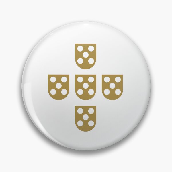 Item preview, Quinas Portugal Gold B designed and sold by VRedBaller.