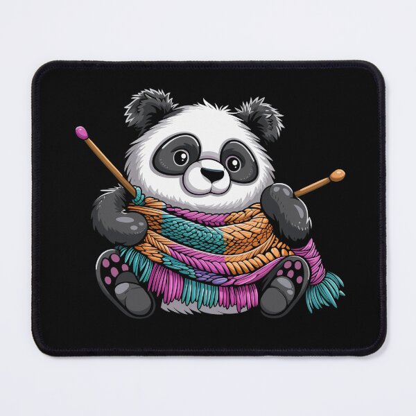 Item preview, Knitting grandma Panda designed and sold by Heneket.