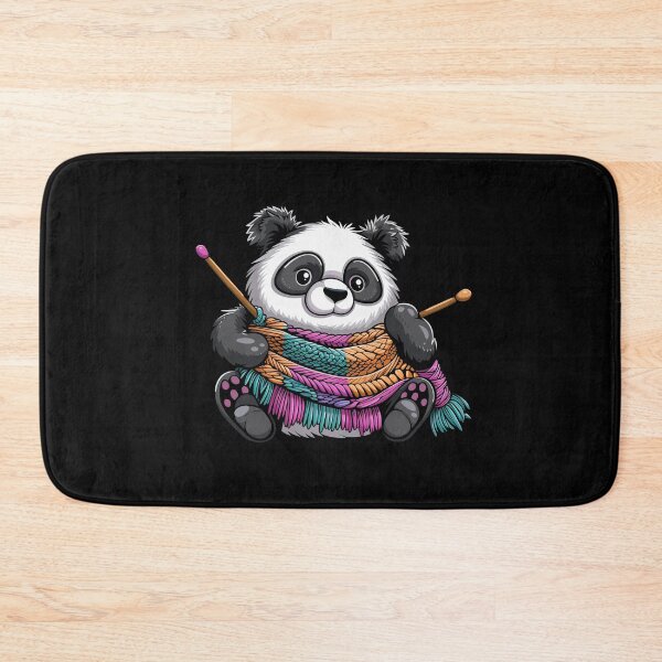 Item preview, Knitting grandma Panda designed and sold by Heneket.