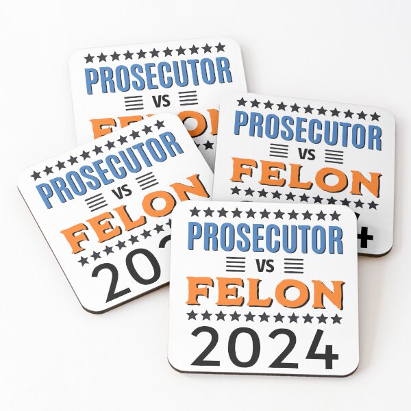 Item preview, Prosecutor VS Felon 2024 - Harris VS Trump - Vote Democrat - Vote Blue - Presidential Election designed and sold by Fun-N-Cool-Tees.