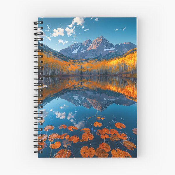 Item preview, Breathtaking autumn landscape with mountains reflection designed and sold by Artessie.
