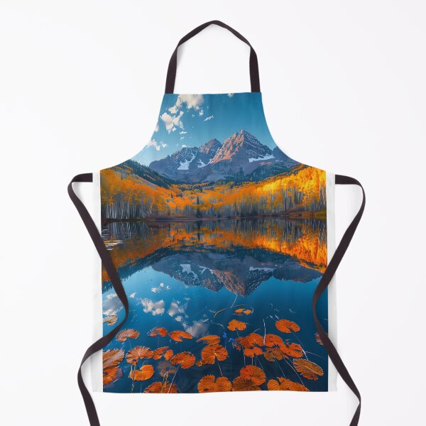 Item preview, Breathtaking autumn landscape with mountains reflection designed and sold by Artessie.