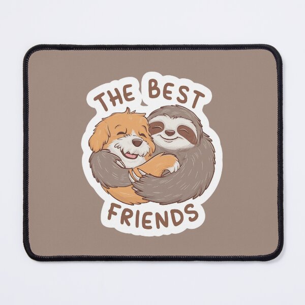 Item preview, Cute Sloth and Dog Friendship for Best Friends designed and sold by Laugh-Lines.
