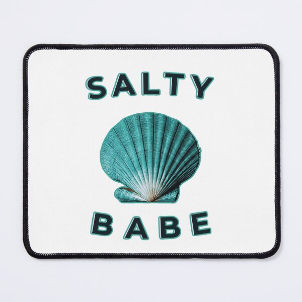 Item preview, Salty Babe - Teal Seashell designed and sold by FitEnvy.