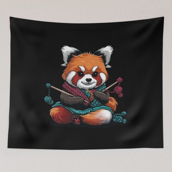 Item preview, Red Panda Knitting  designed and sold by Heneket.