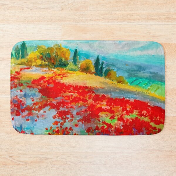 Item preview, Tuscany Poppy Field designed and sold by meowdynasty.
