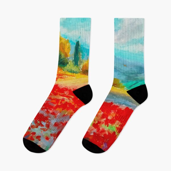 Item preview, Tuscany Poppy Field designed and sold by meowdynasty.