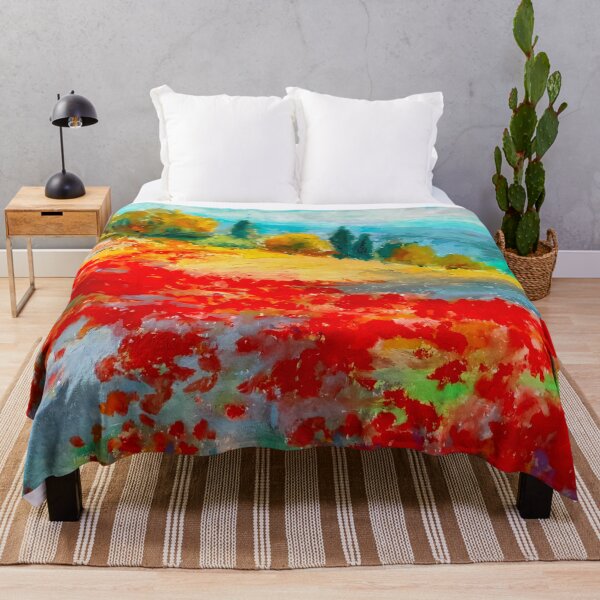 Item preview, Tuscany Poppy Field designed and sold by meowdynasty.