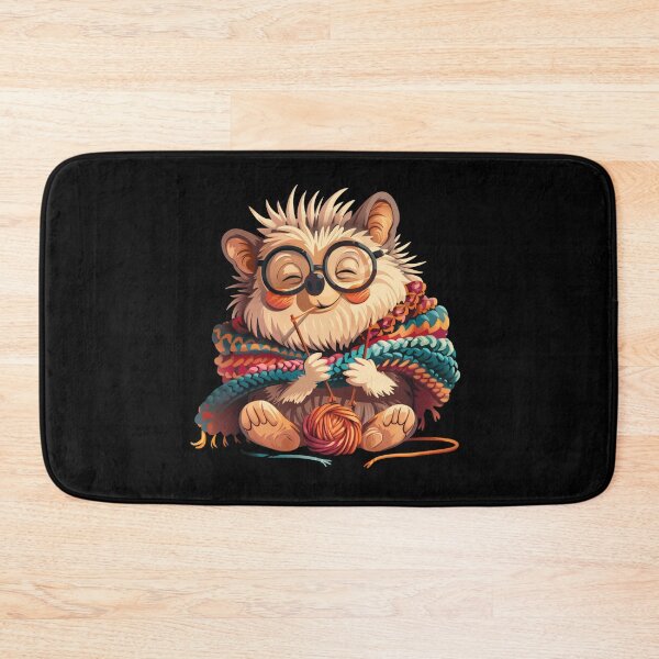 Item preview, Knitting grandma Hedgehog designed and sold by Heneket.