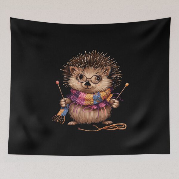 Item preview, Knitting Hedgehog grandma designed and sold by Heneket.