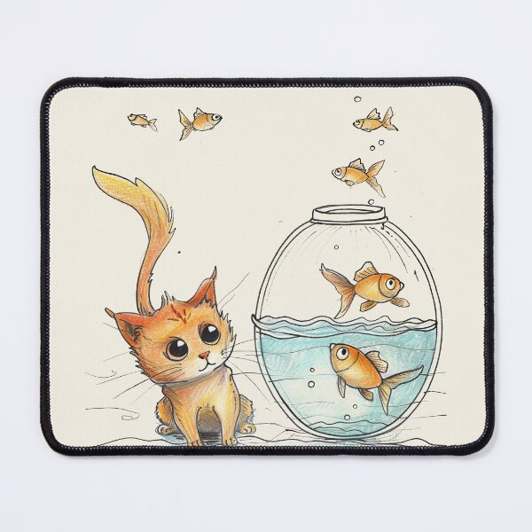Item preview, Cat and fish designed and sold by Reclaim-Life.