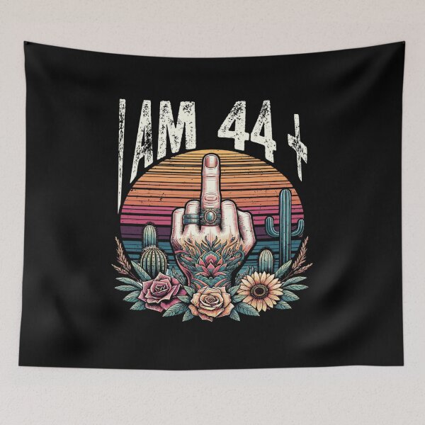 Item preview, I Am 44 Plus 1 Middle Finger designed and sold by skeastore.
