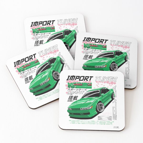 Item preview, Import Tuner S13 for White T-shirts designed and sold by kuyoart.