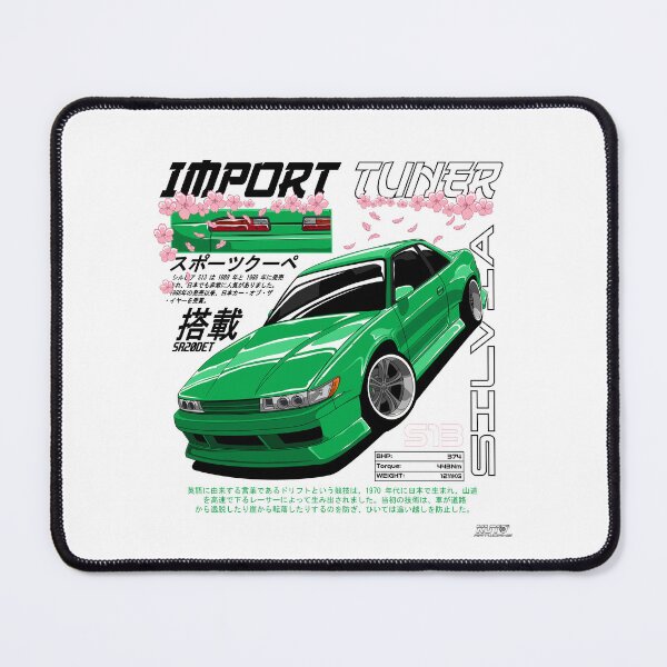 Item preview, Import Tuner S13 for White T-shirts designed and sold by kuyoart.