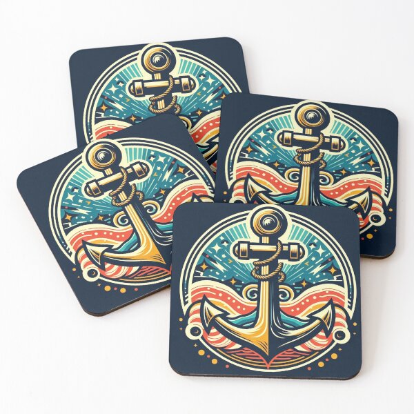 Item preview, Sailor Anchor Retro Vintage 1960's Logo designed and sold by Simplybe1.