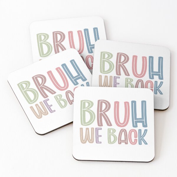 Item preview, Bruh We Back Student Child First Day School Funny Boho Gift designed and sold by FineElephant.