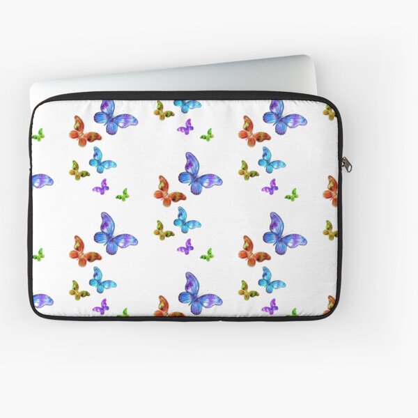 Butterfly Rainbow Chain Laptop Sleeve
