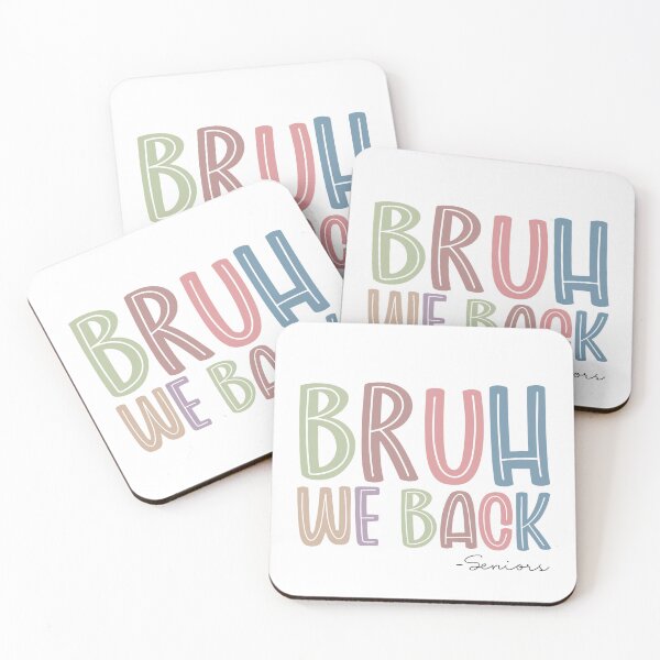 Item preview, Bruh We Back Senior Class First Day School Funny Boho Gift designed and sold by FineElephant.