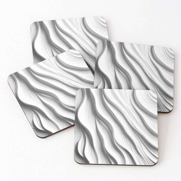 Item preview, Minimal minimalism plaster swirls texture waves calm tranquil modern designed and sold by cheekylorns.