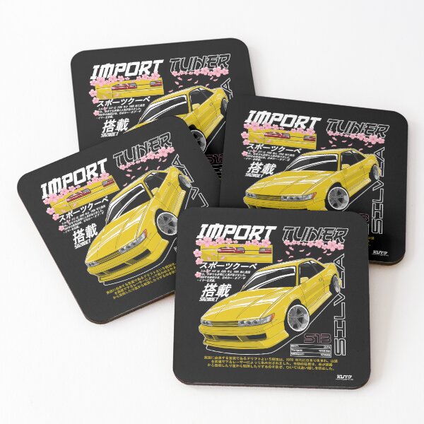 Item preview, Import Tuner S13 Yellow designed and sold by kuyoart.