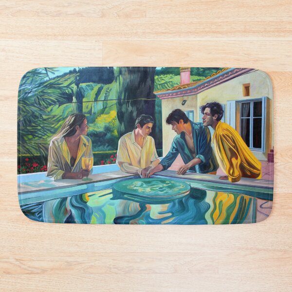 Item preview, friends by the pool designed and sold by PricklyPeanut.