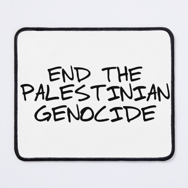 Item preview, end the palestinian genocide 1_black letters designed and sold by quinnhopp.