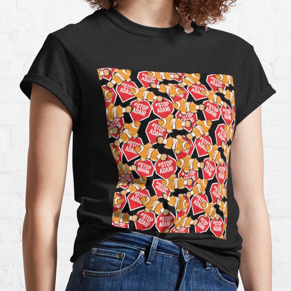 #StopAdani, not Nemo! Black background Classic T-Shirt